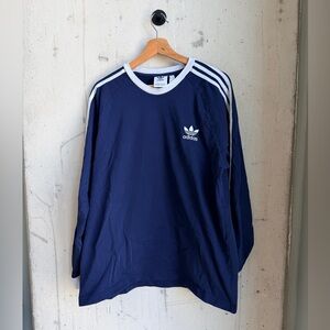 Adidas Long Sleeve Navy Shirt